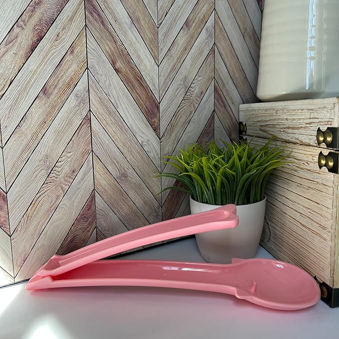 Cat Treat Dispenser for Puree and Bisque Bar Feeding Spoon, Squeezer for Cat Bar Treats (Pink)