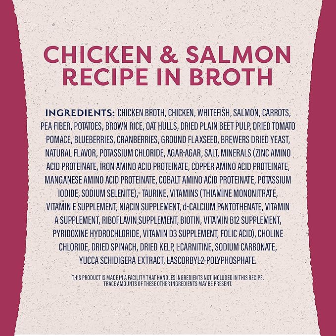 Natural Balance Original Ultra Fat Dogs Wet Dog Food, Chicken & Salmon Recipe in Broth, 13 oz (Pack of 12)