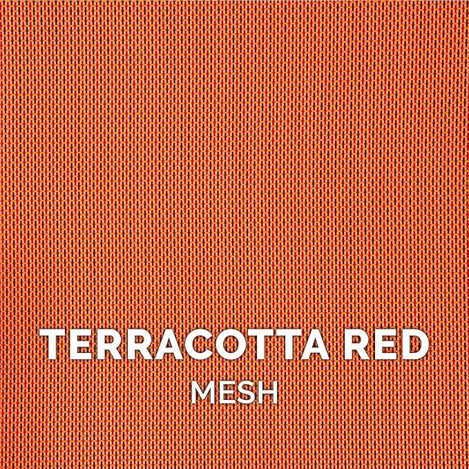 FurHaven Elevated Pet Cots - Cooling & Breathable Nylon Mesh Hammock for Large Dogs/Easy-to-Assemble/Durable and Reinforced/Perfect for Rest & Relaxation Outdoors - Terracotta Red, Extra Large