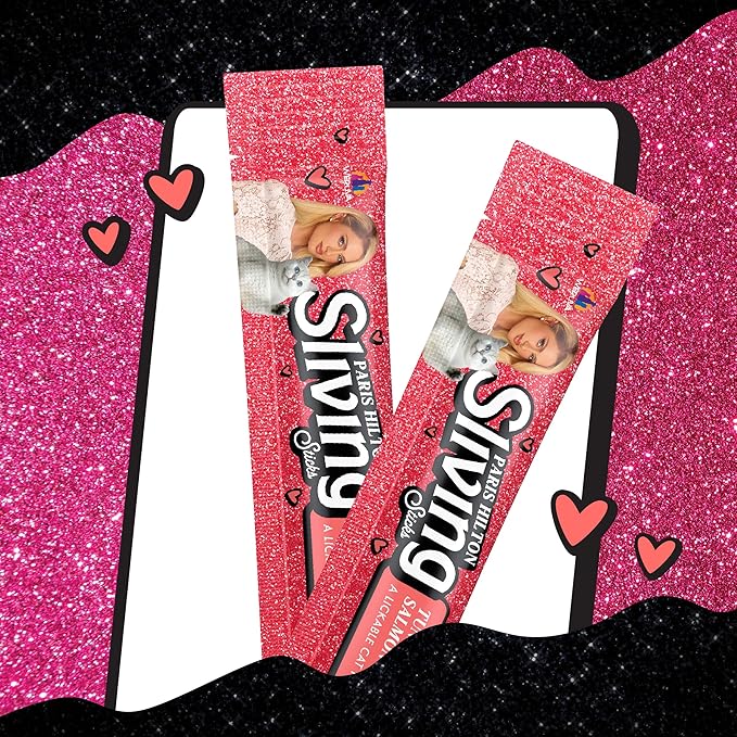 Weruva Paris Hilton Pamper Like Paris Sliving Sticks, Tuna and Salmon, 0.5oz Lickable Cat Treats, Pack of 5