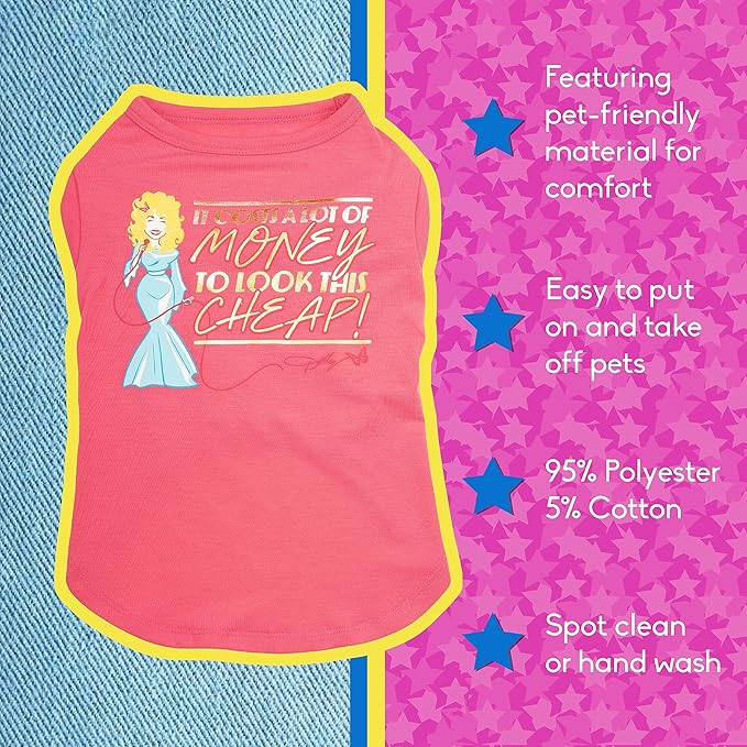 Doggy Parton to Look This Cheap T Shirt - XXL