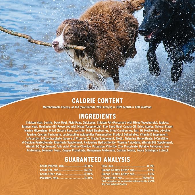 Annamaet Grain-Free Salcha Poulet Formula Dry Dog Food, (Chicken & Duck), 5-lb Bag