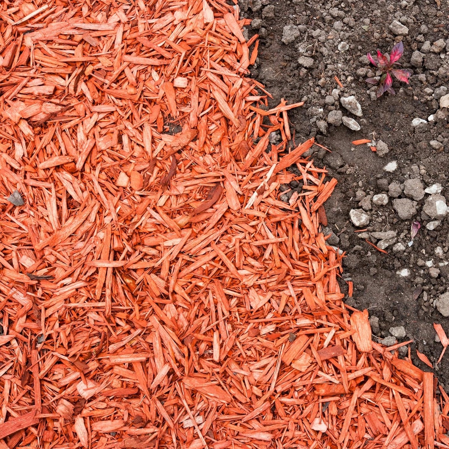 Premium Red Wood Mulch for Indoor, Patio, Potting Media, Gardens, Lawns, and Landscaping (2 CF - 56 L - 59 QTS)